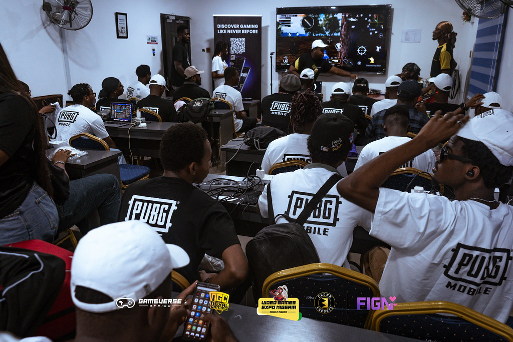 PUBG Mobile tournament players competing